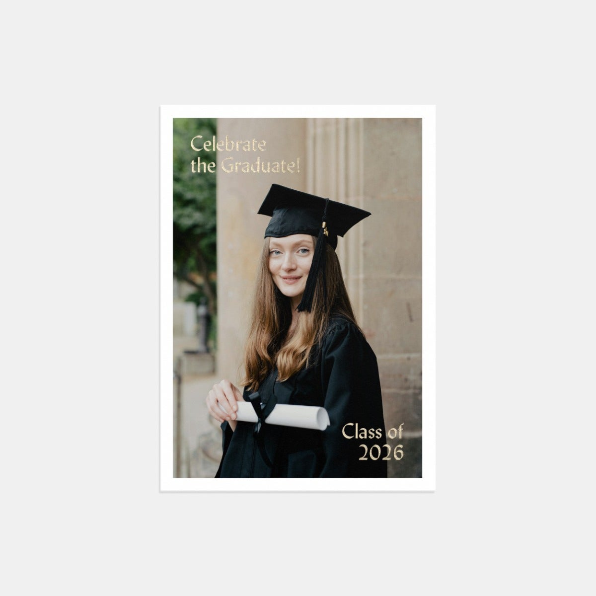 Classic Simple Graduation Announcement  by Artifact Uprising | Cards