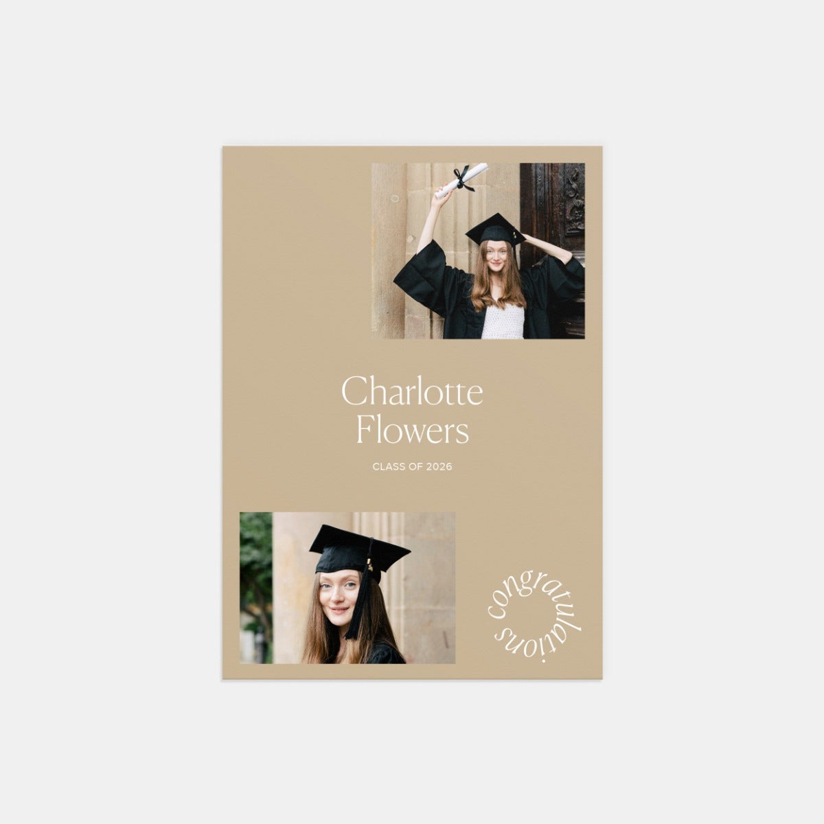 Congratulations Stamp Graduation Announcement by Artifact Uprising | Cards
