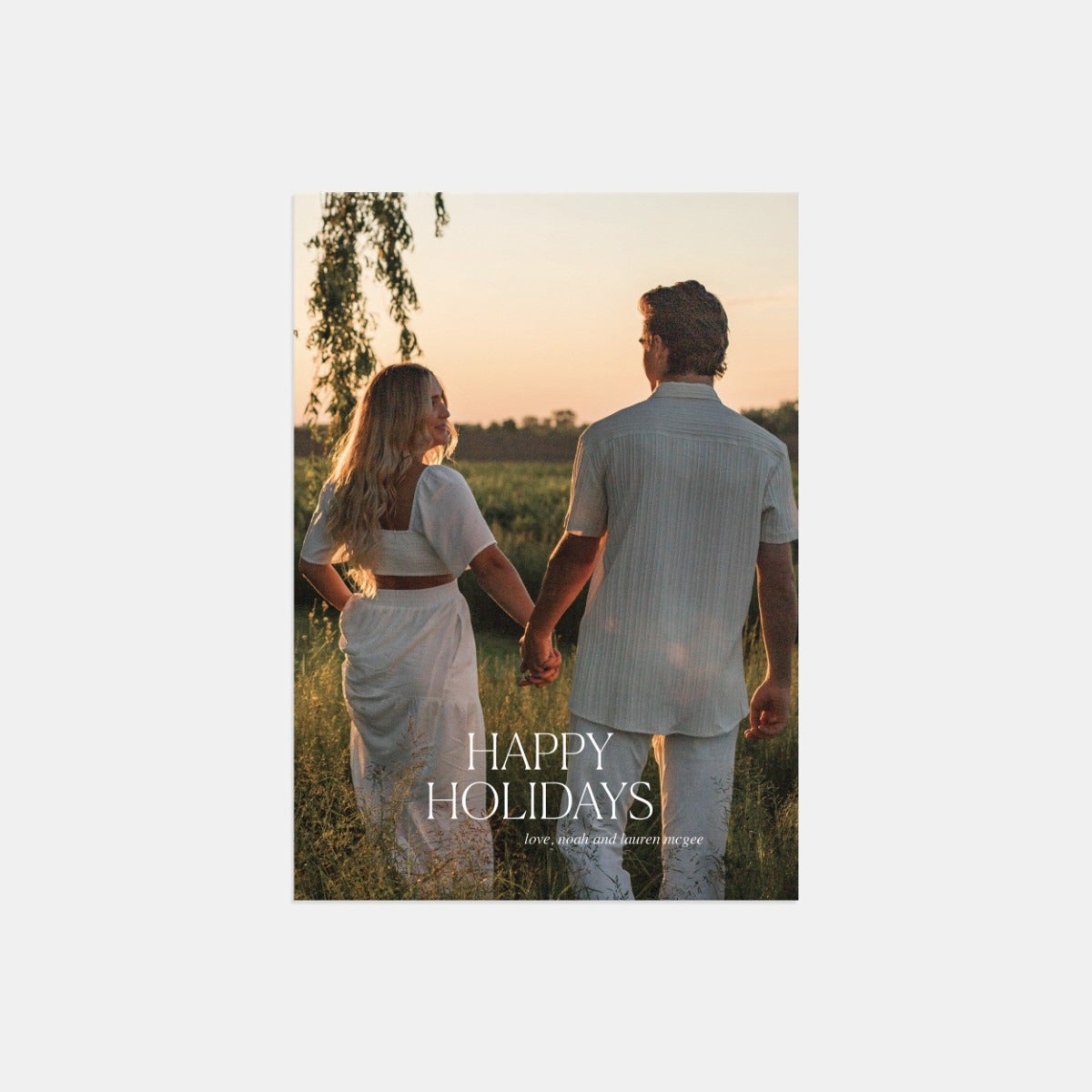 Front and Center Holiday Card
