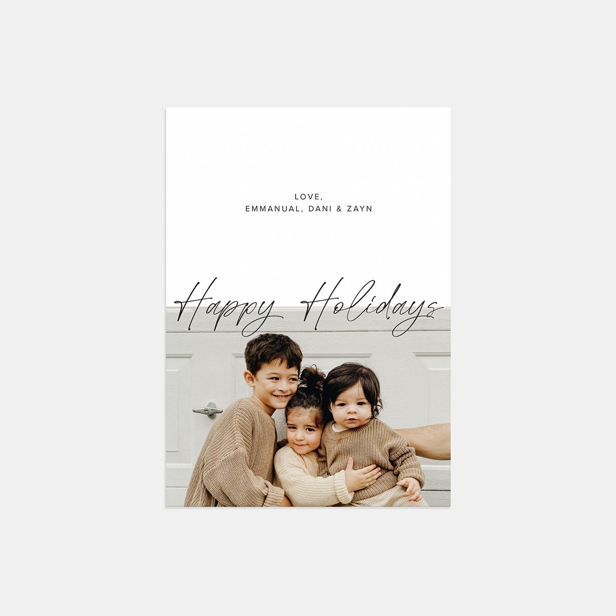 Happy Half & Half Holiday Card