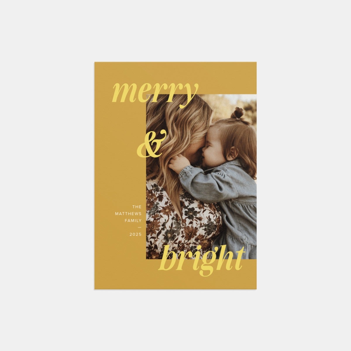 Holiday Headline Christmas Card
