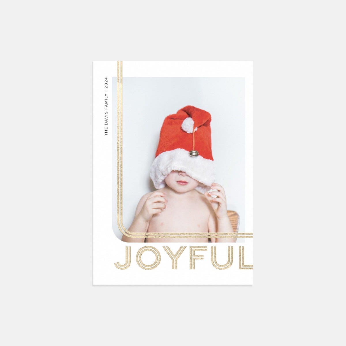 Joyful Deluxe Holiday Card