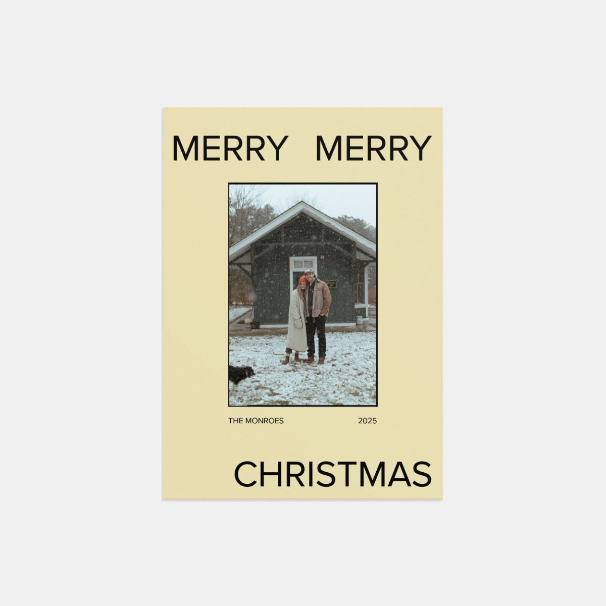 Merry Color Christmas Card