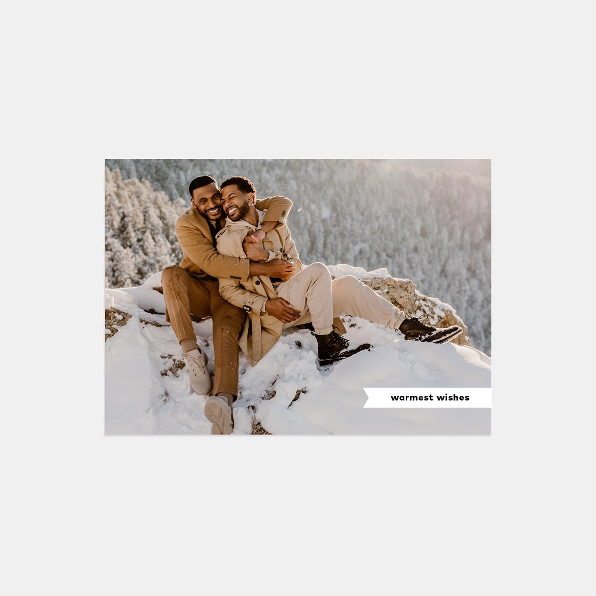 Minimal Ribbon Holiday Card