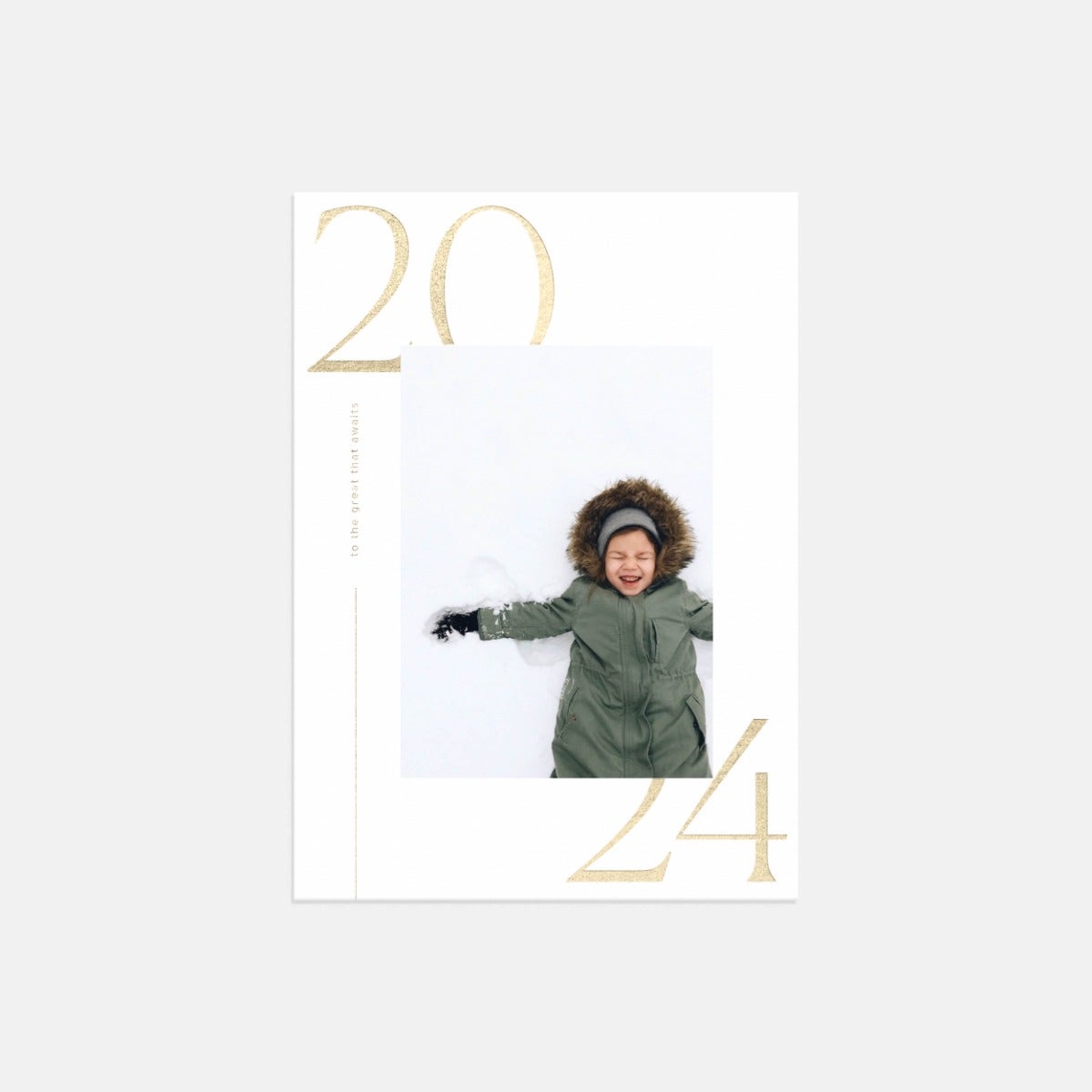Modern 2024 New Year Card