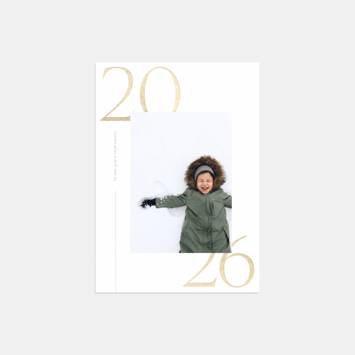 Modern 2026 New Year Card by Artifact Uprising | Cards