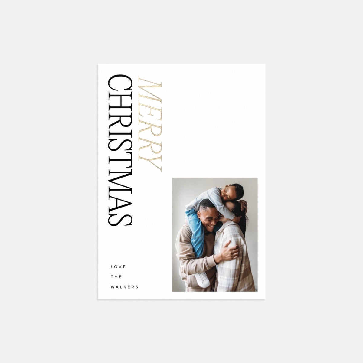 Modern Christmas Holiday Card by Artifact Uprising | Cards
