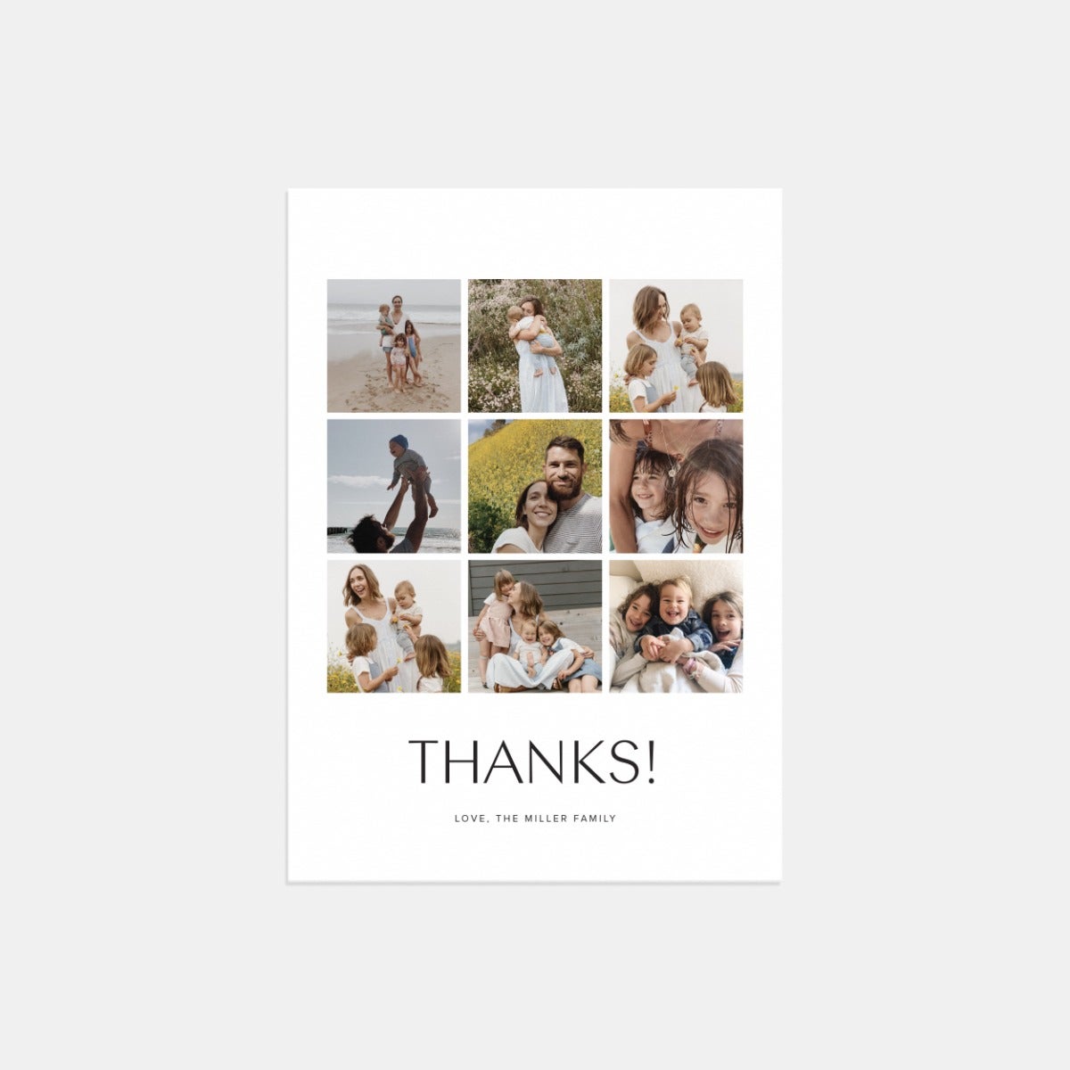 9-Image Thank You Card by Artifact Uprising | Cards
