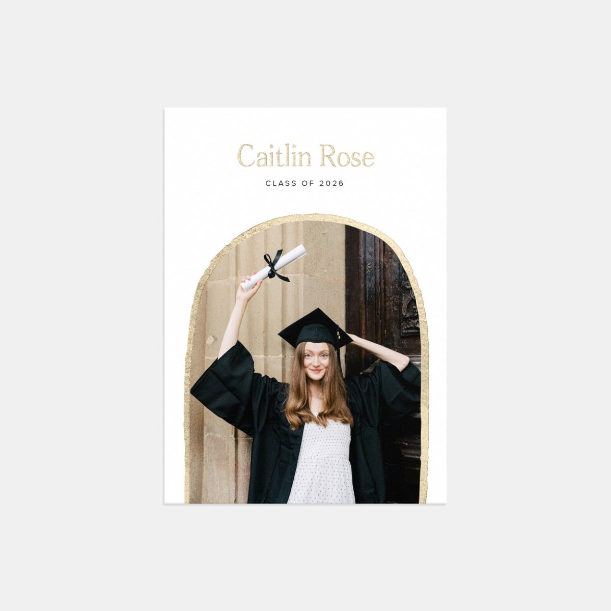 Organic Arch Graduation Announcement by Artifact Uprising | Cards