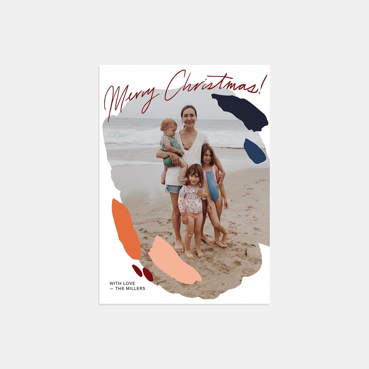 Painted Palette Holiday Card