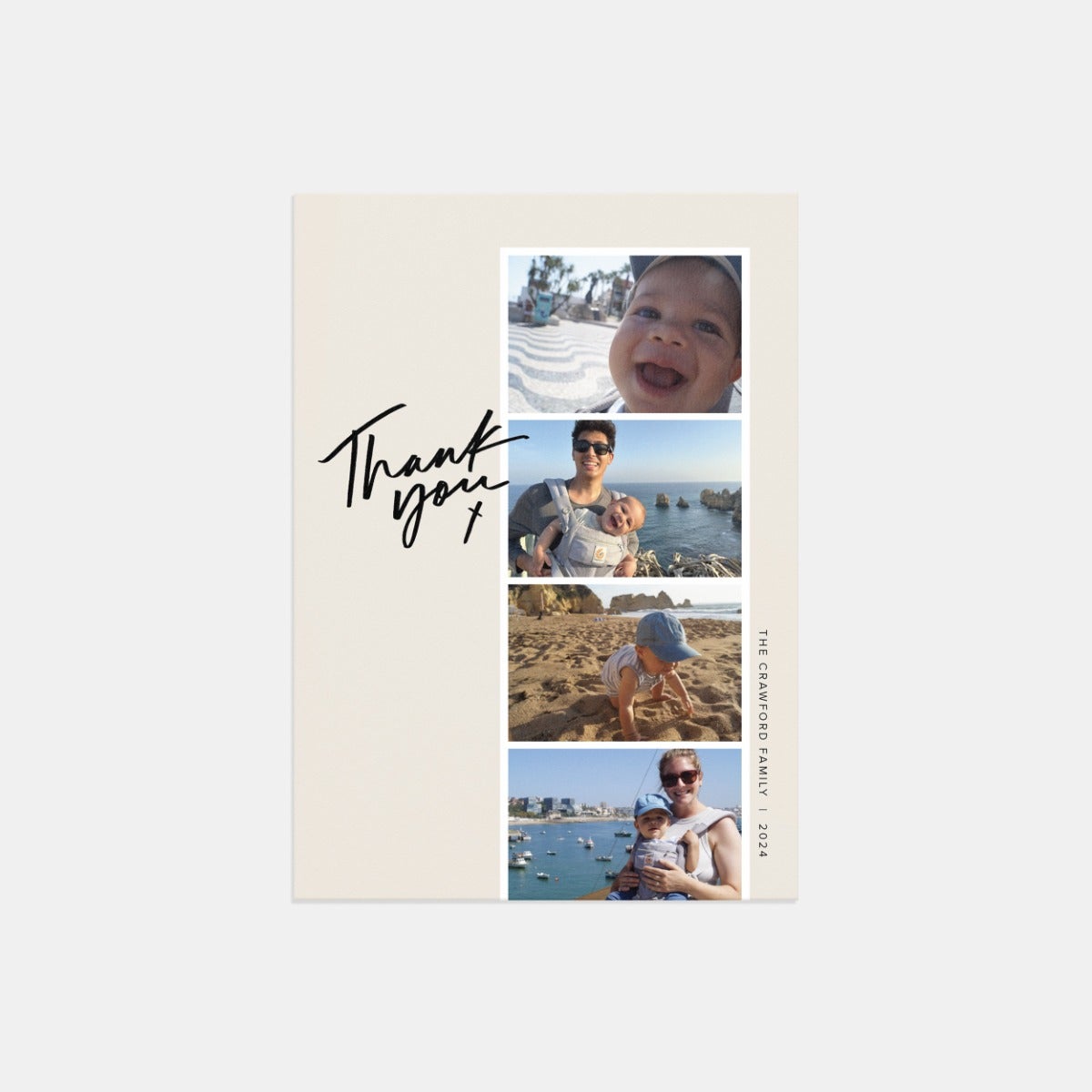 Photo Strip Thank You Card by Artifact Uprising | Cards