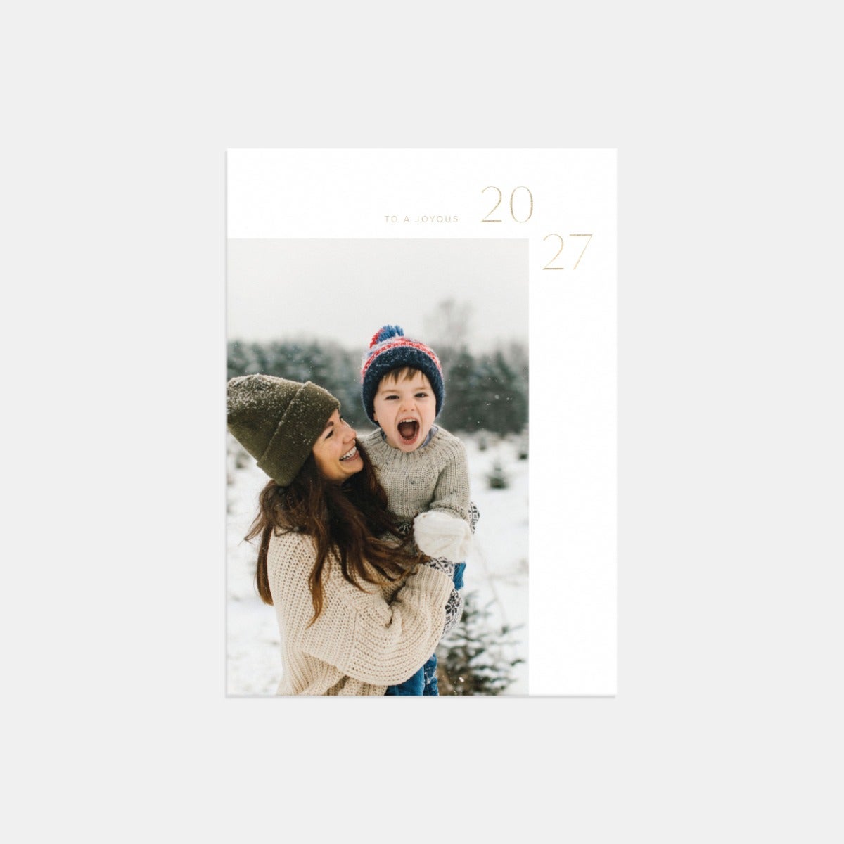Simple 2027 New Years Card by Artifact Uprising | Cards