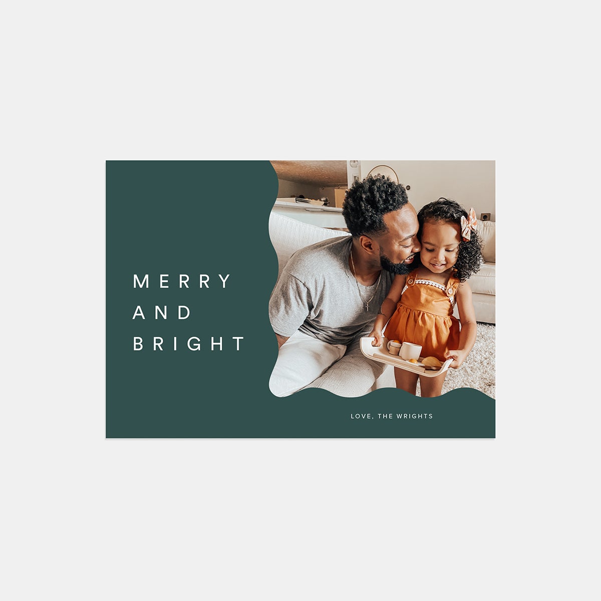 Wavy Holiday Card