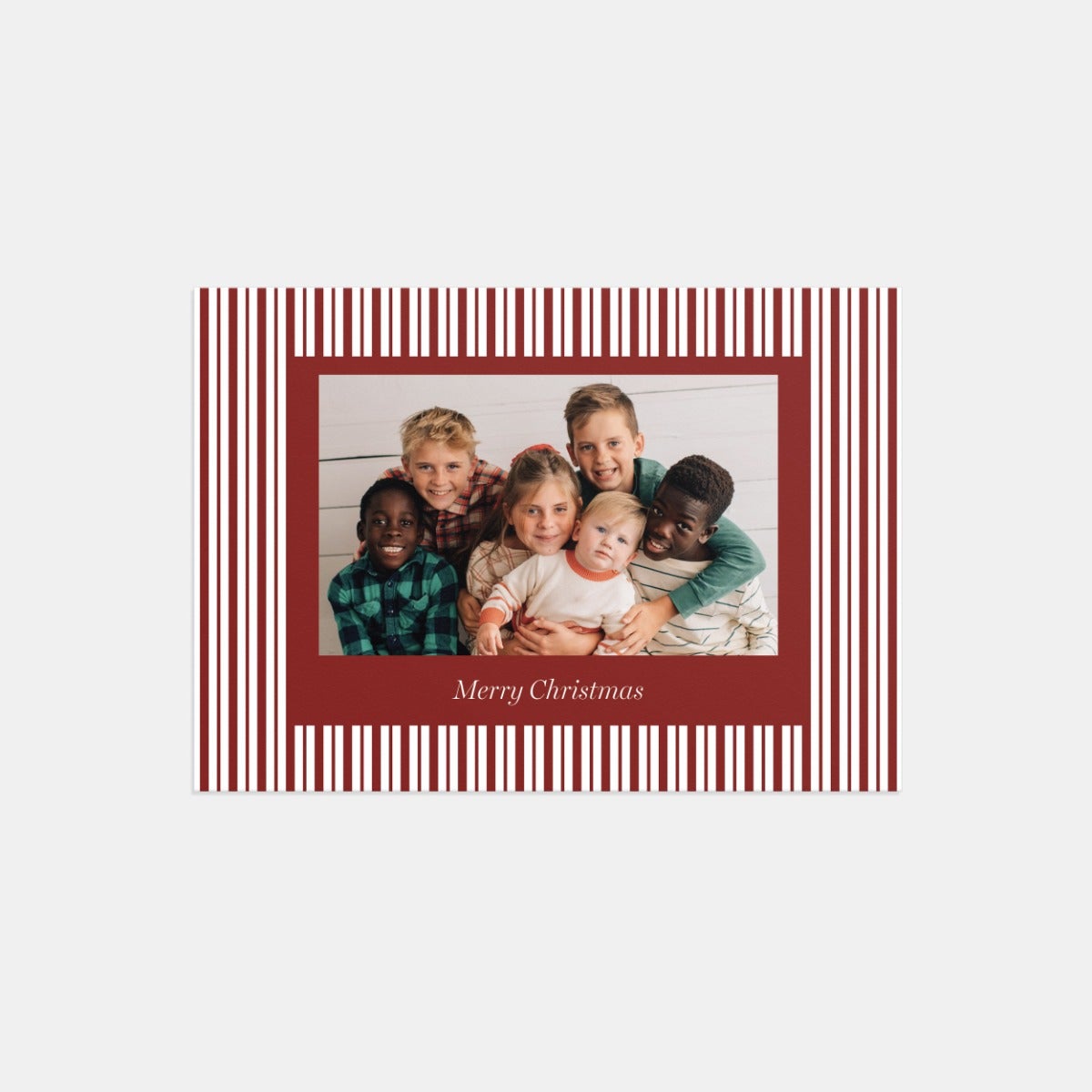 Merry and Striped Holiday Card