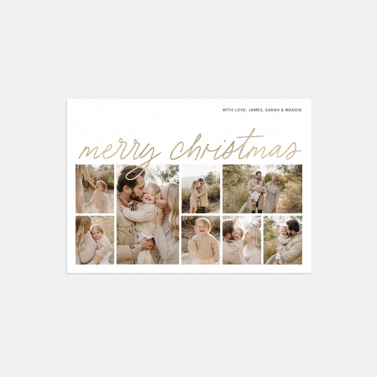 Merry Christmas Script Card