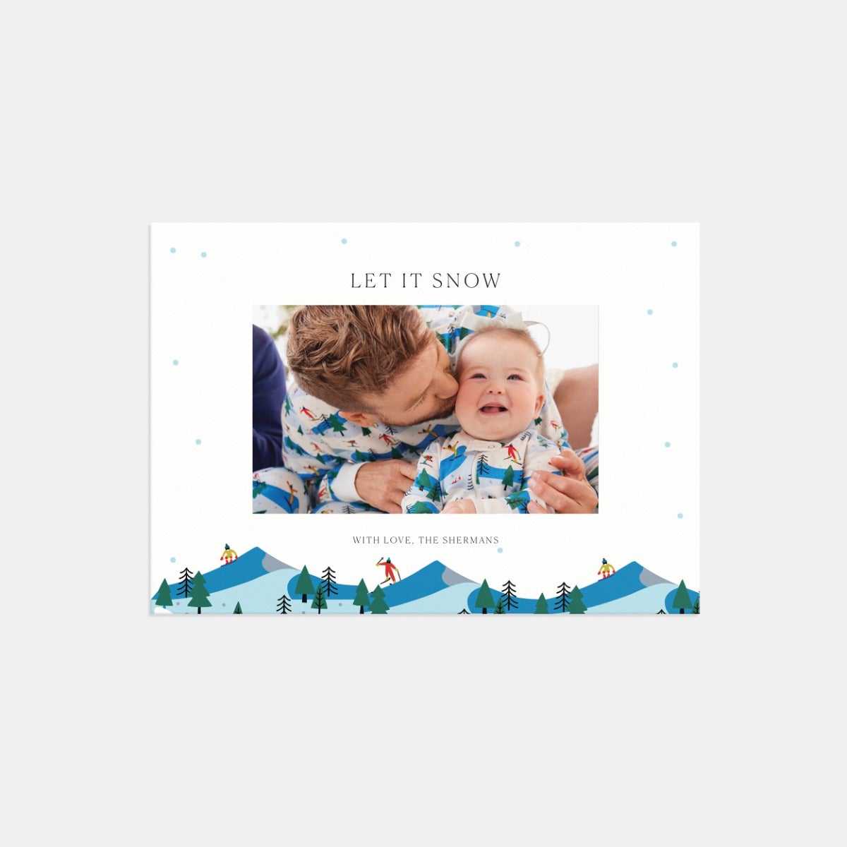Hanna Andersson Ski Slope Holiday Card by Artifact Uprising | Cards