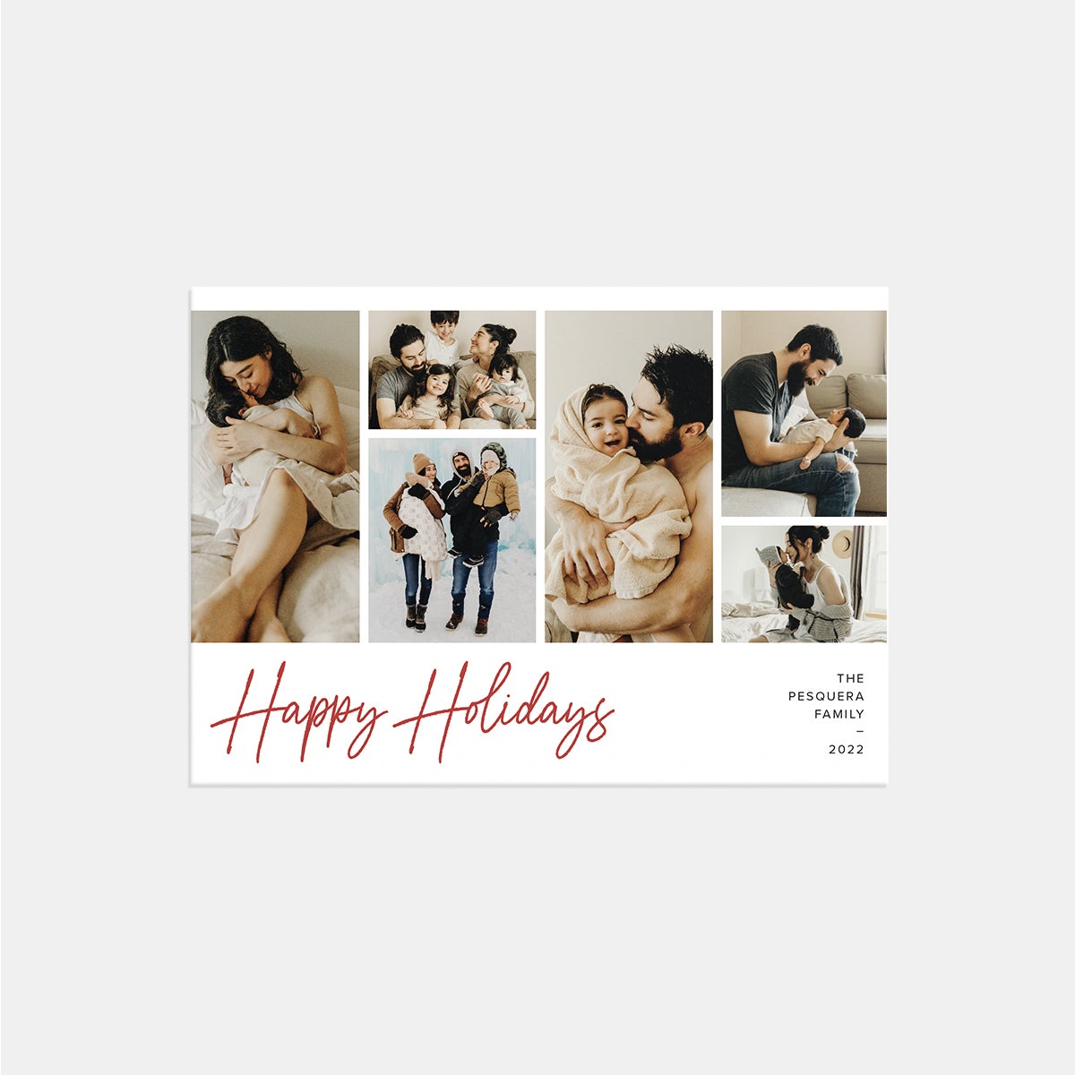 Tell On Multi-Photo Holiday Card