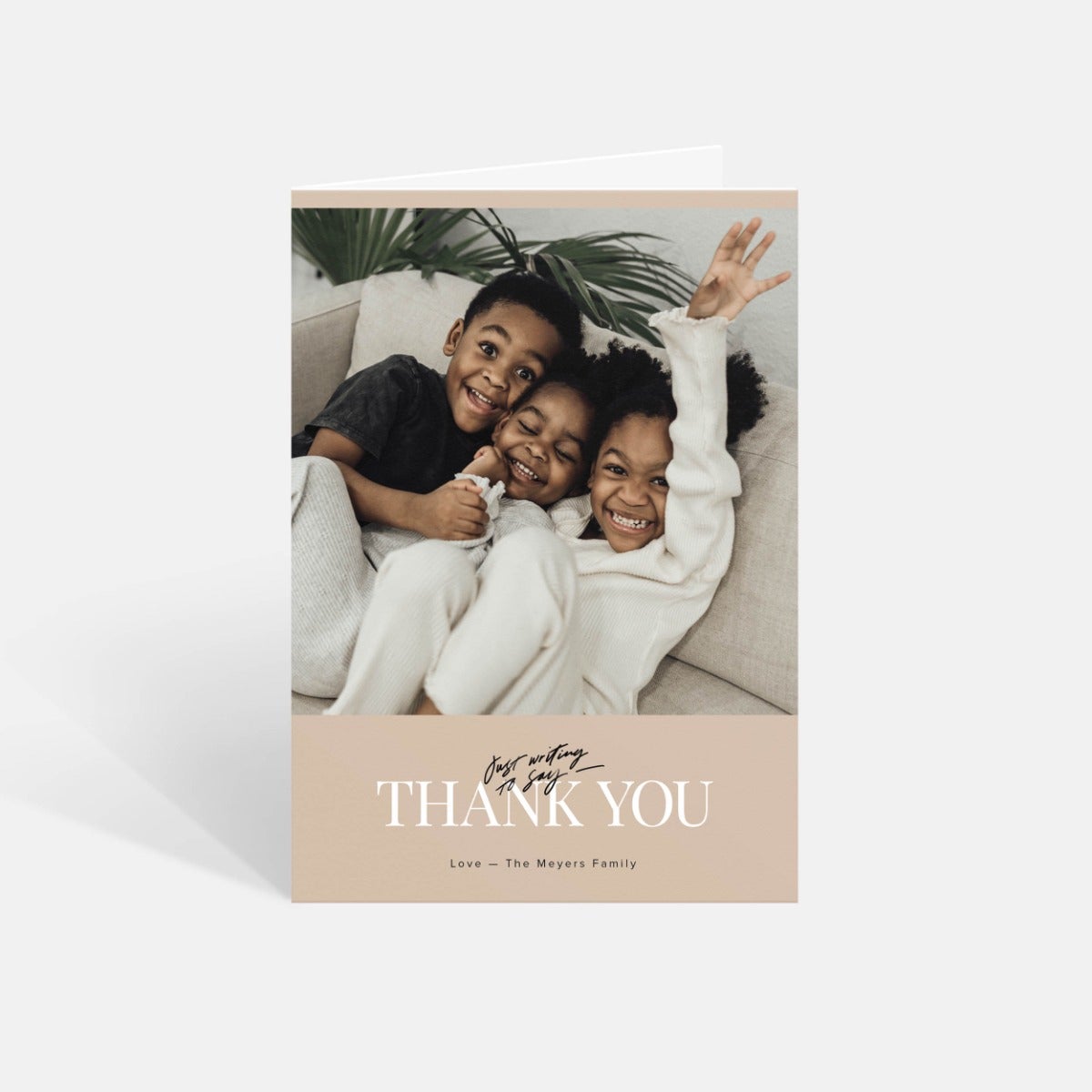 Easy Minimalist Folded Thank You Card by Artifact Uprising | Cards