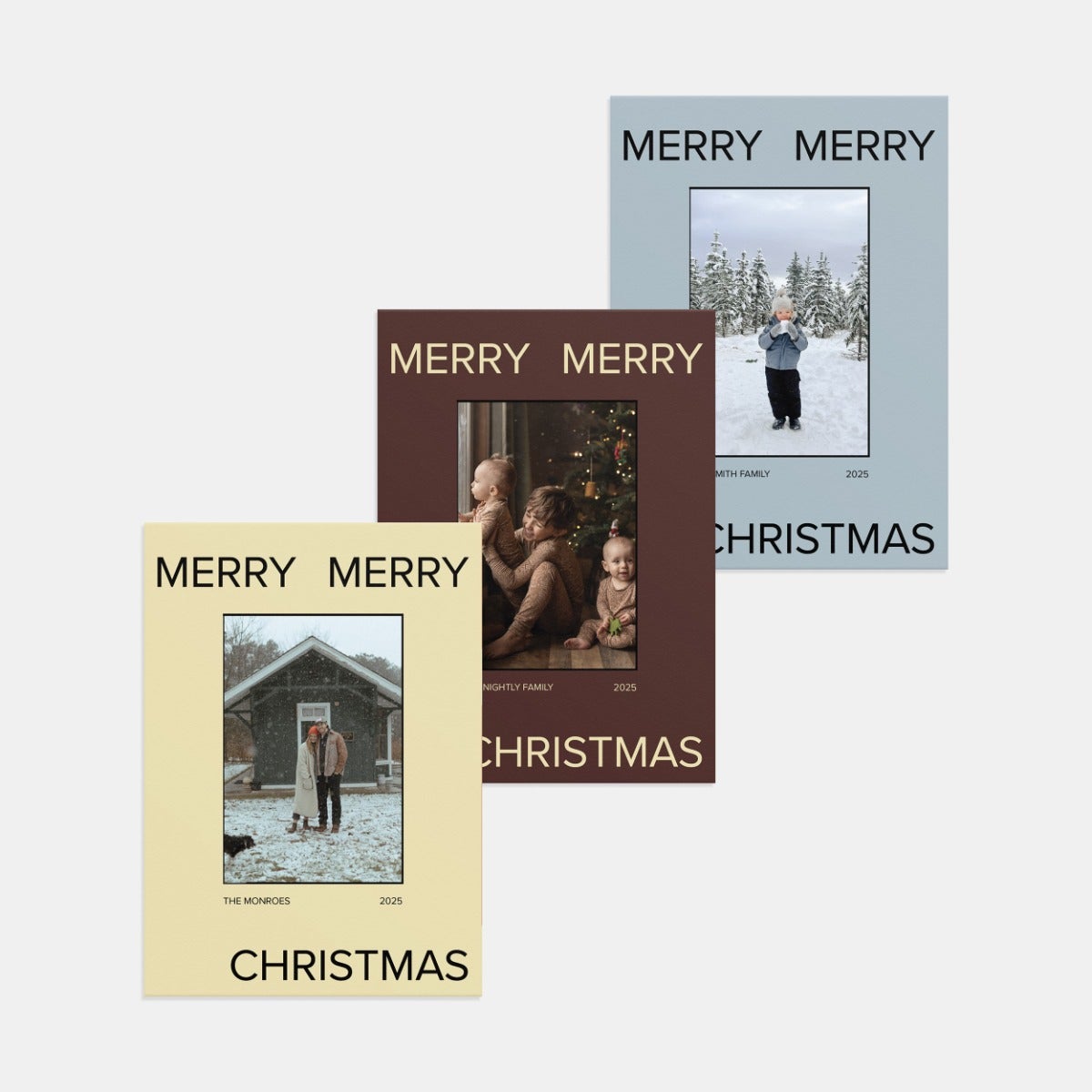 Merry Color Christmas Card