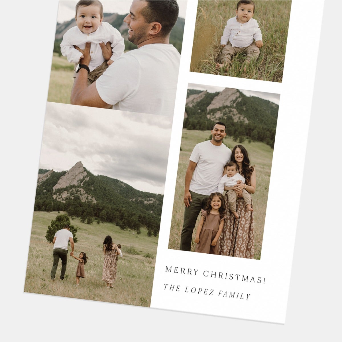 Four-Photo Holiday Card