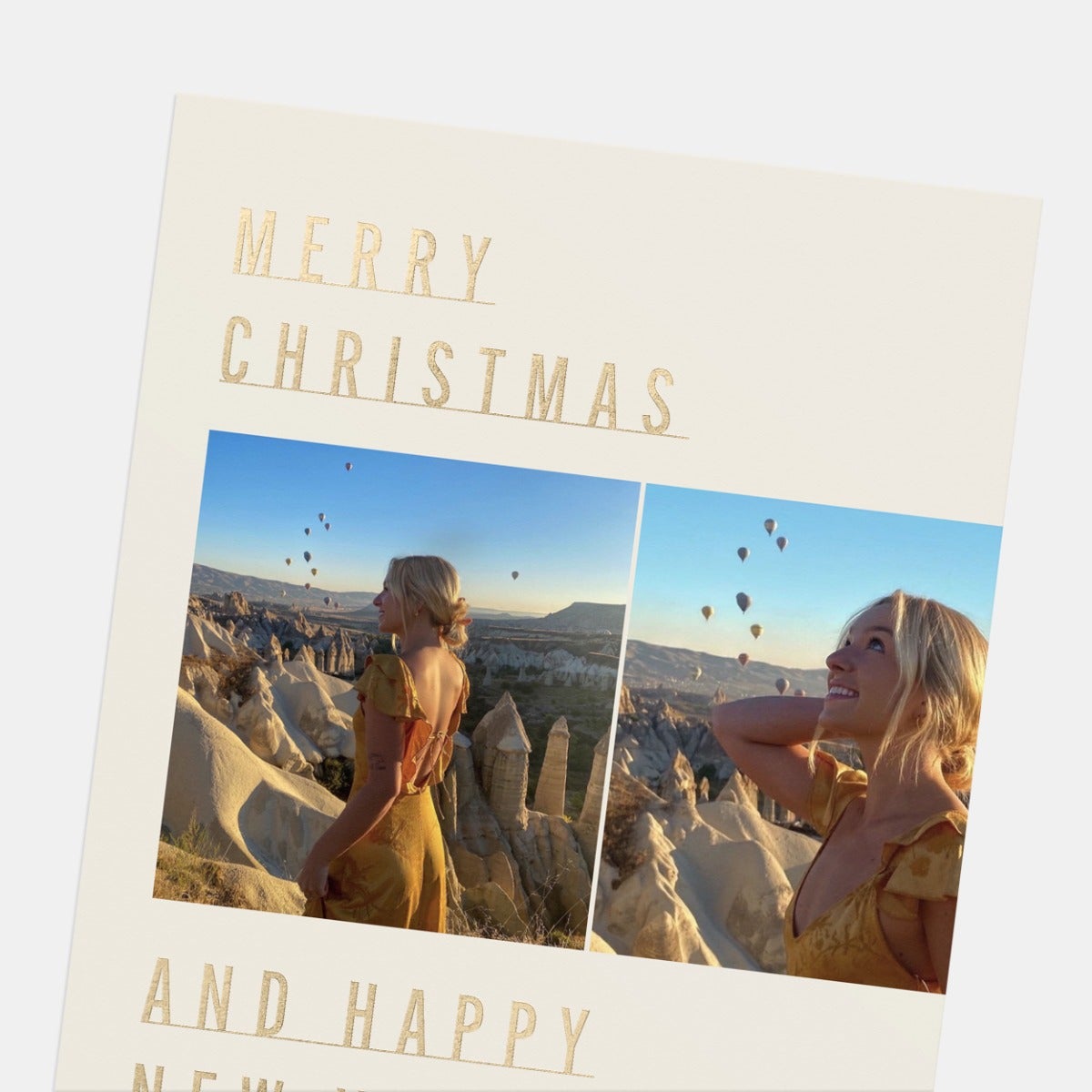 Marquee Lettered Holiday Card