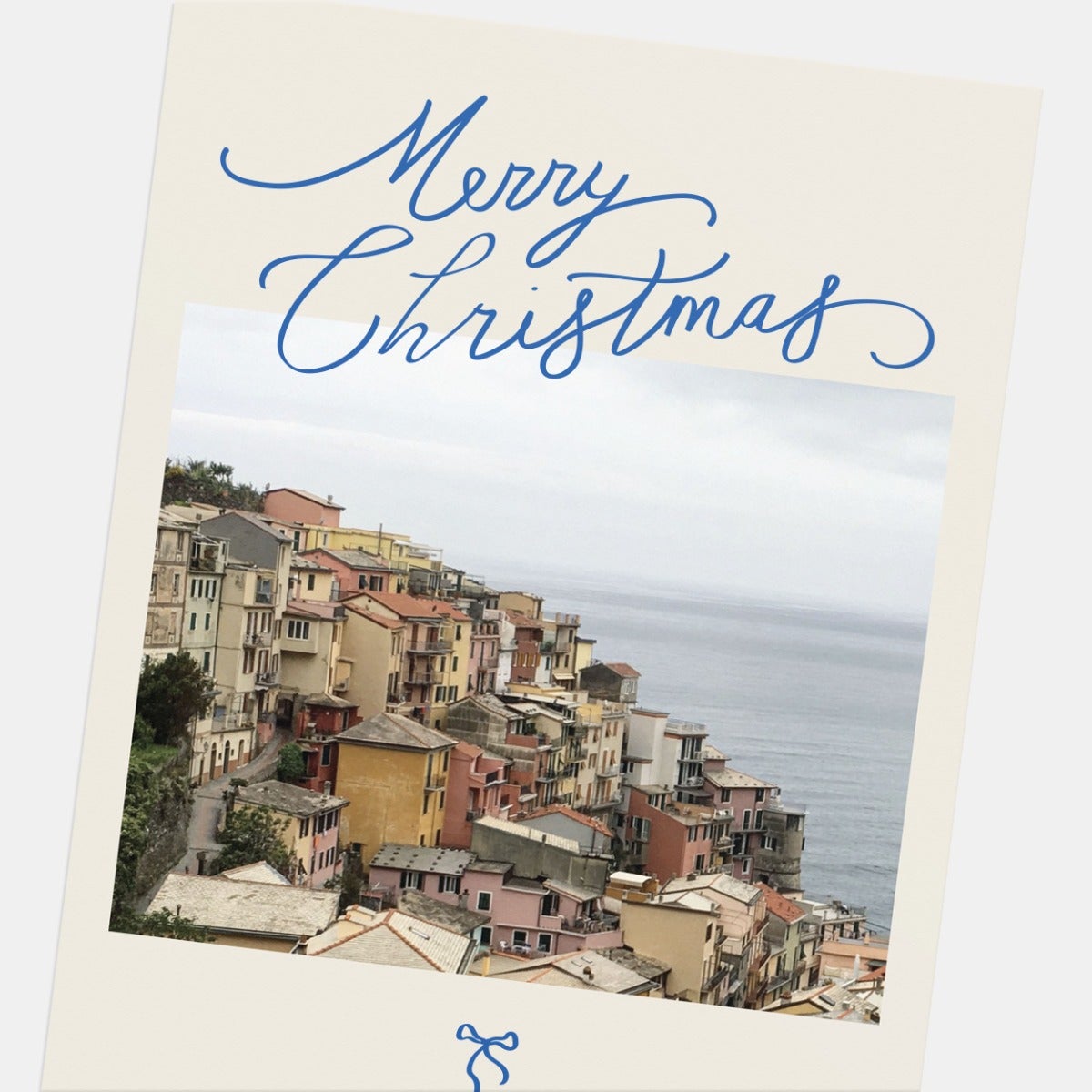 Merry Christmas Bow Business Card