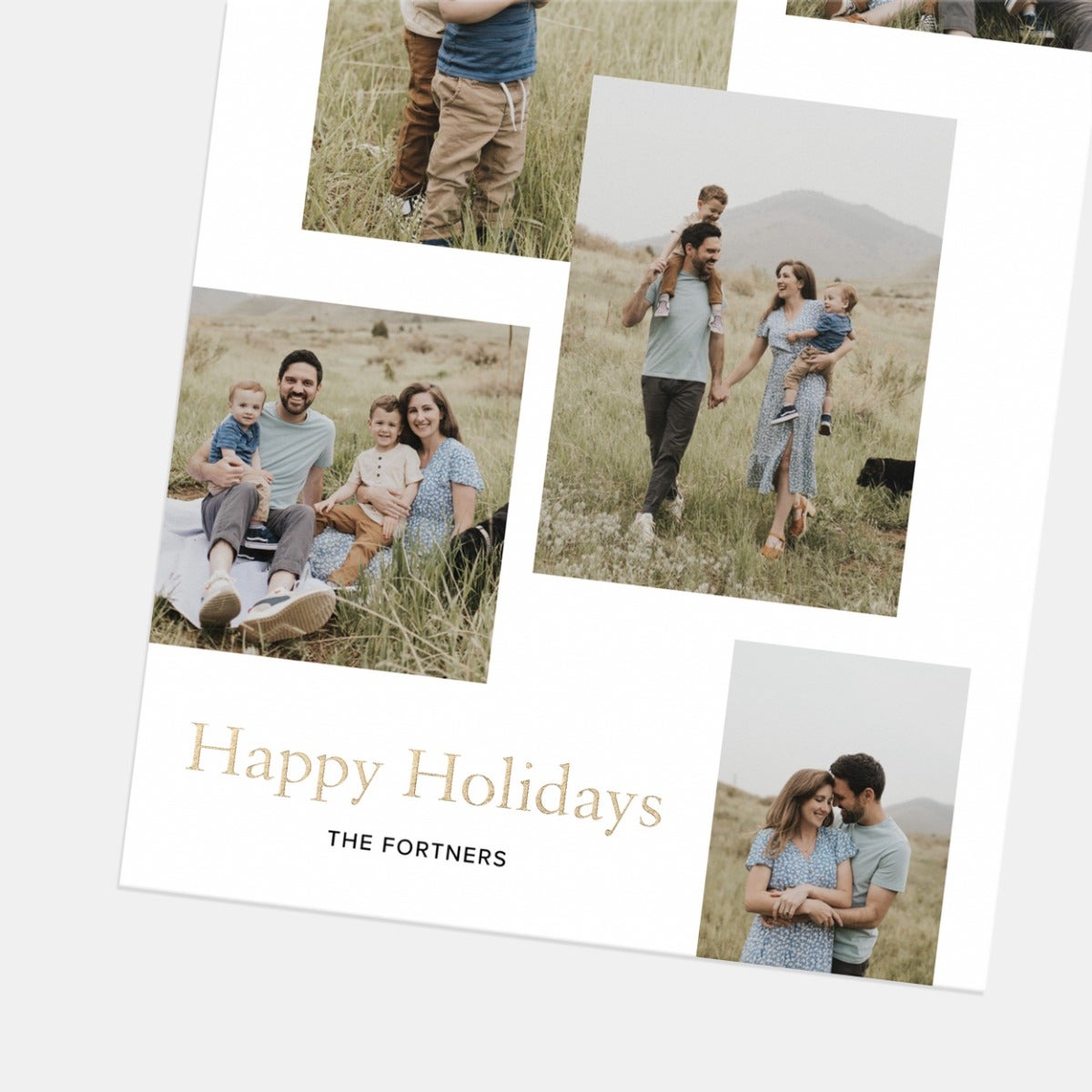 Mood Board Holiday Card