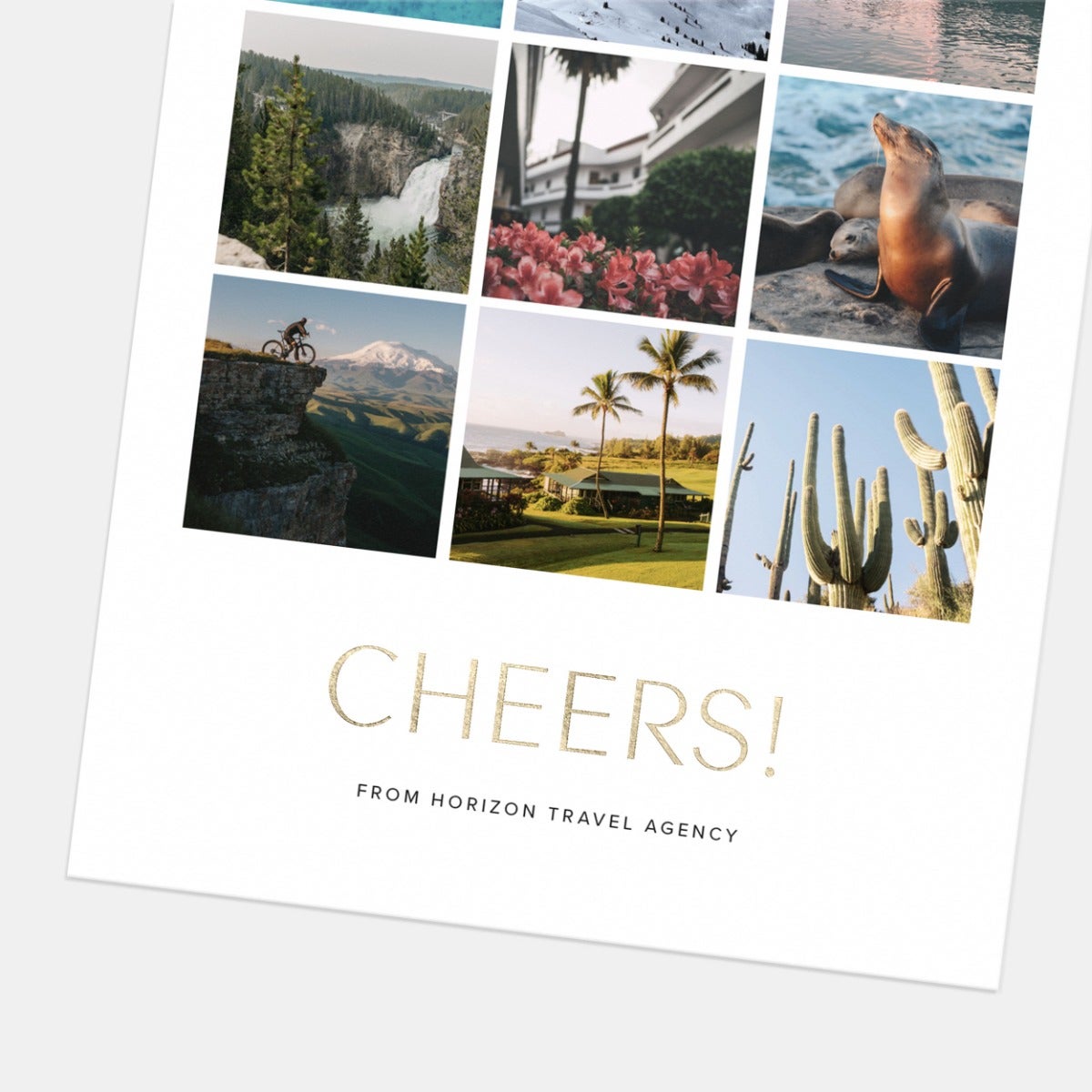 Multi-Image Vertical Holiday Card
