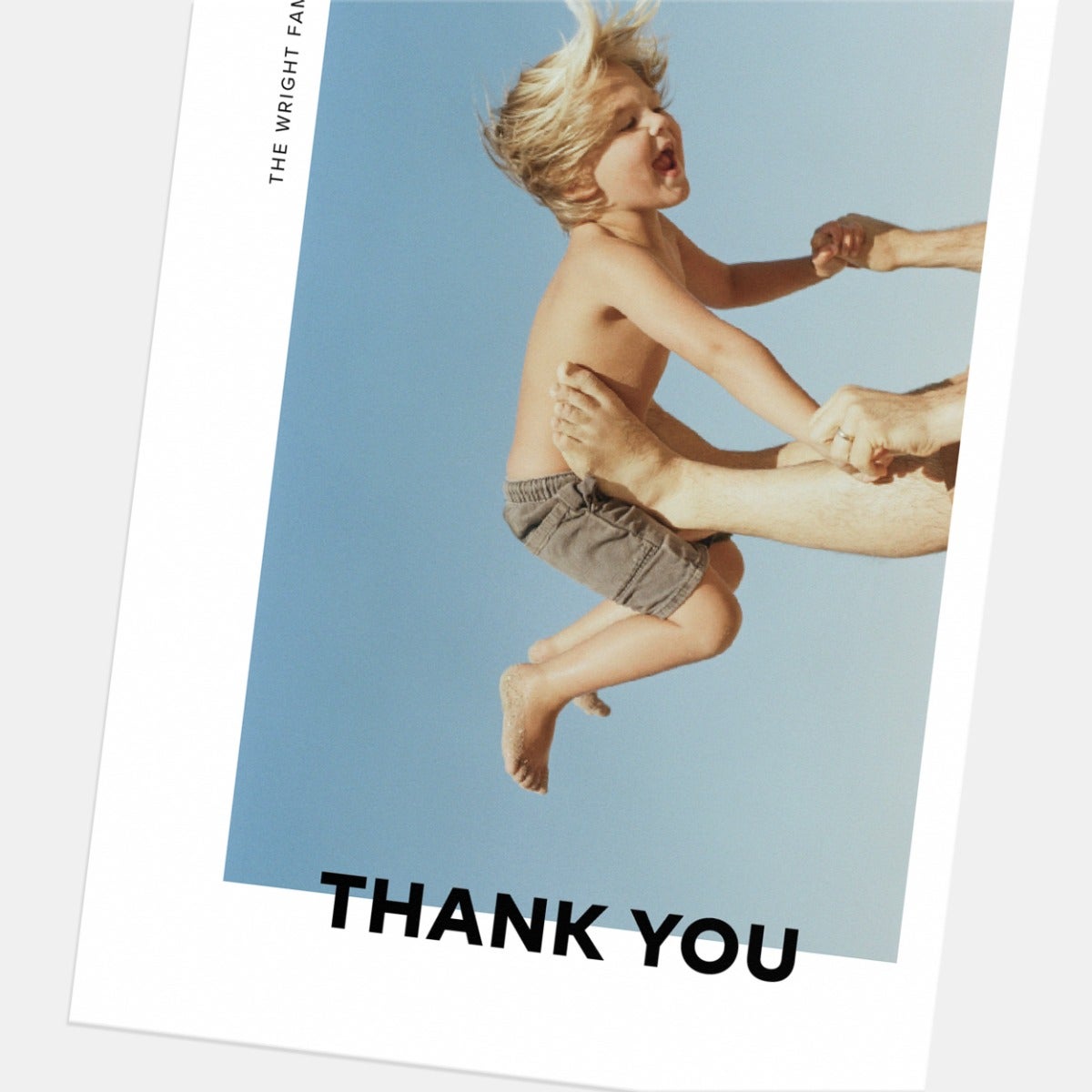 Simple Custom Photo Thank You Card