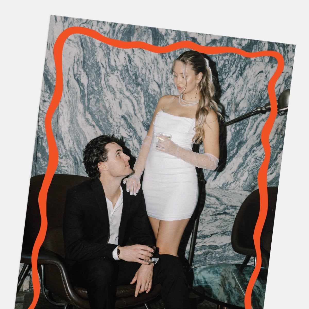 Squiggle Thank You Card