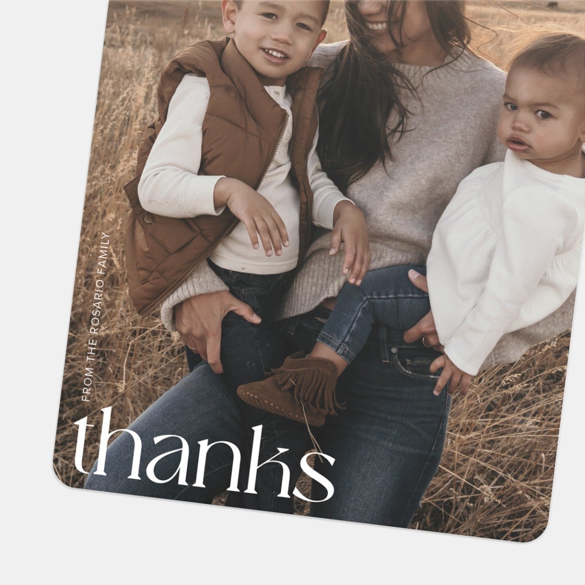 Vintage Bold Thank You Card