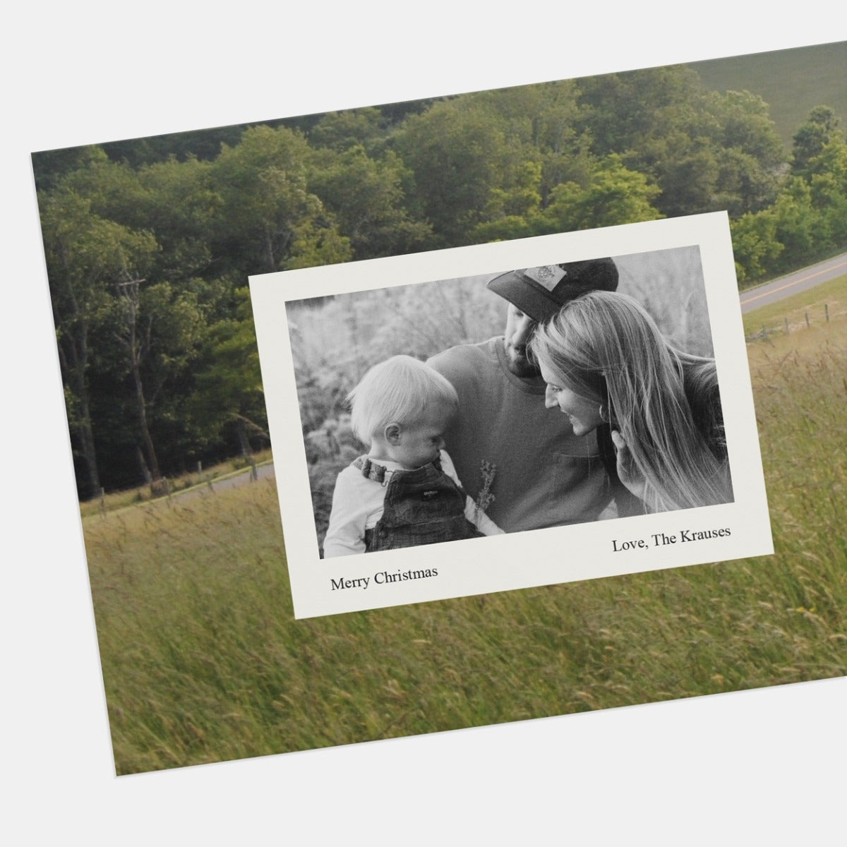 Backdrop Feature Holiday Card