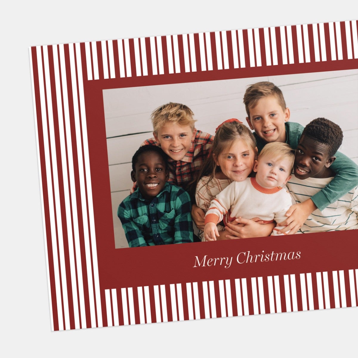 Merry and Striped Holiday Card