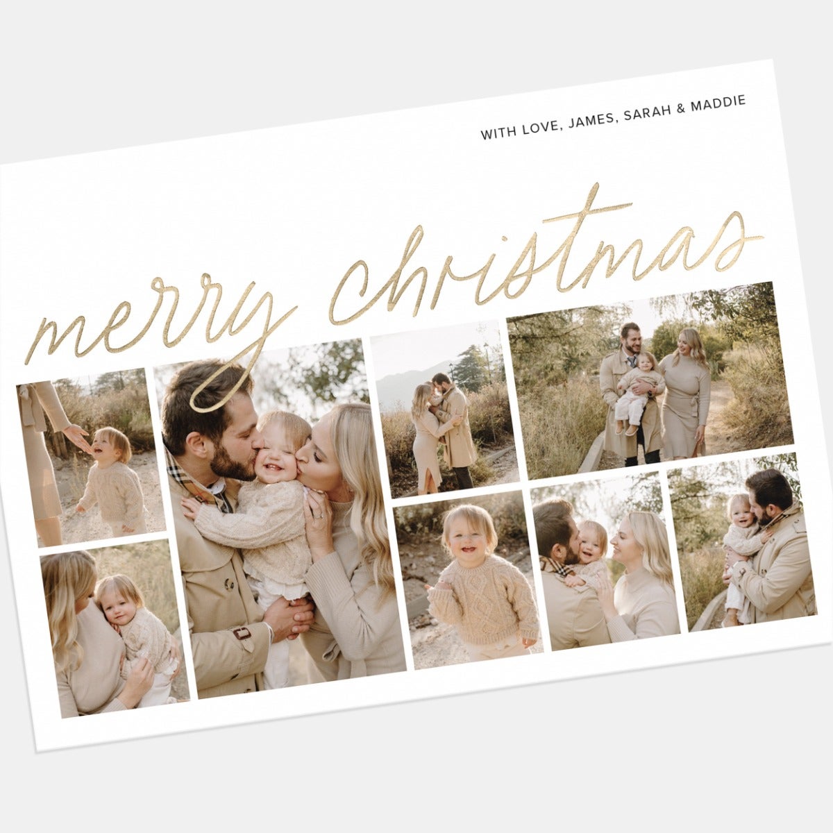 Merry Christmas Script Card