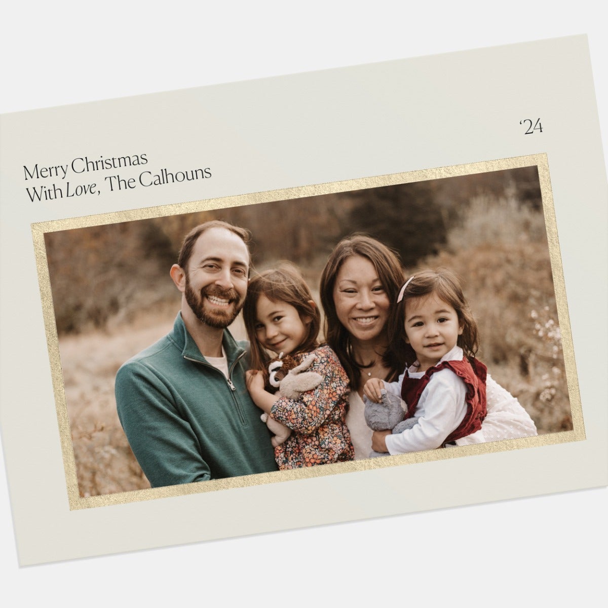 Modern Frame Holiday Card
