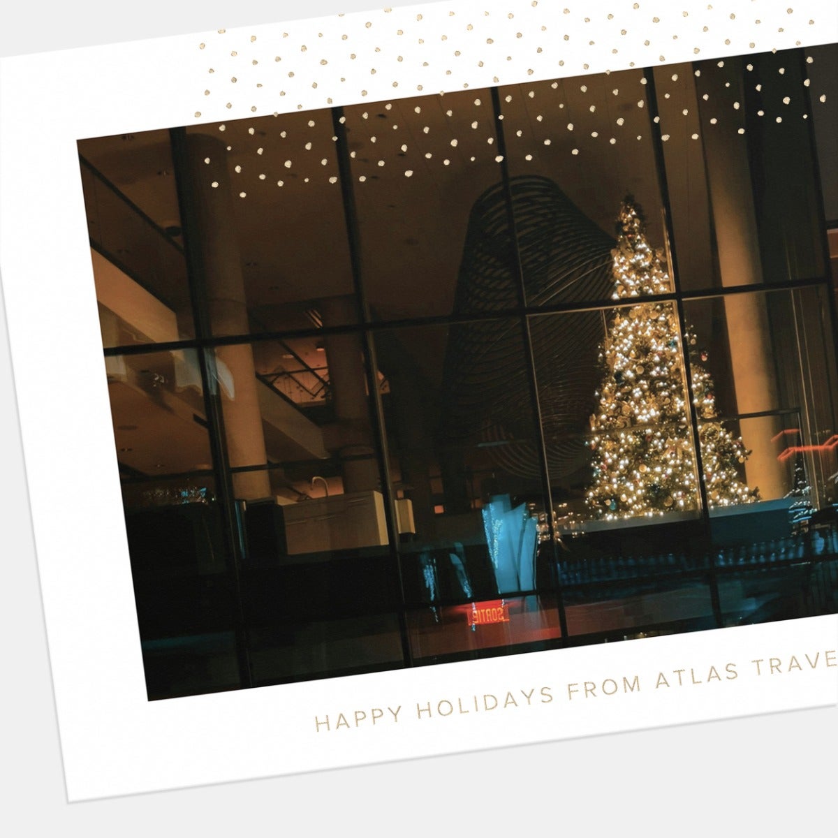 Snowfall Business Holiday Card