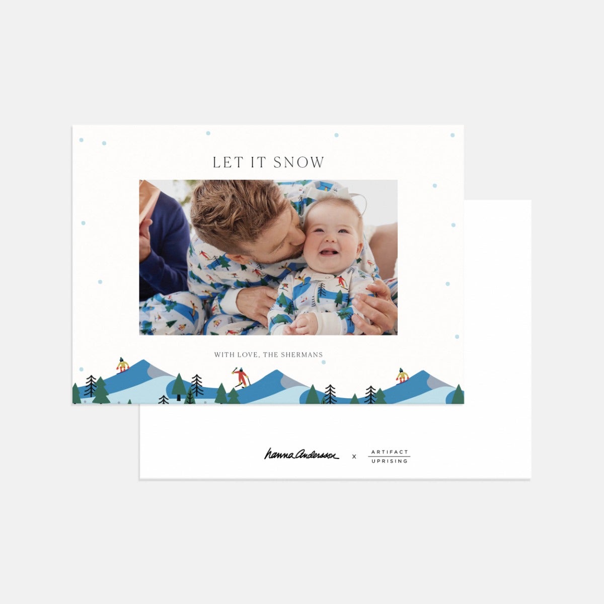 Hanna Andersson Ski Slope Holiday Card