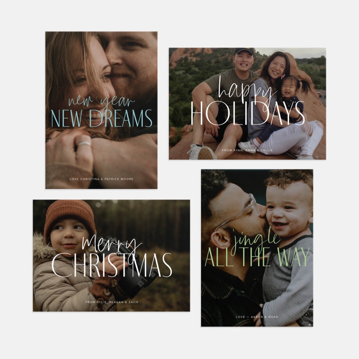 Minimal Handwritten Holiday Card