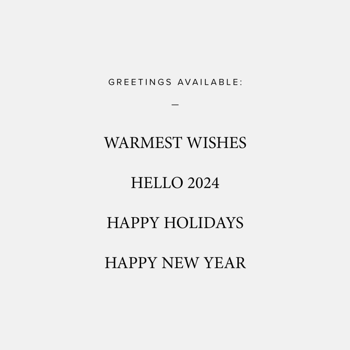 Minimal Bordered 2024 New Year Card Artifact Uprising   02 Greetings 5x7 Minimalbordered 2024 