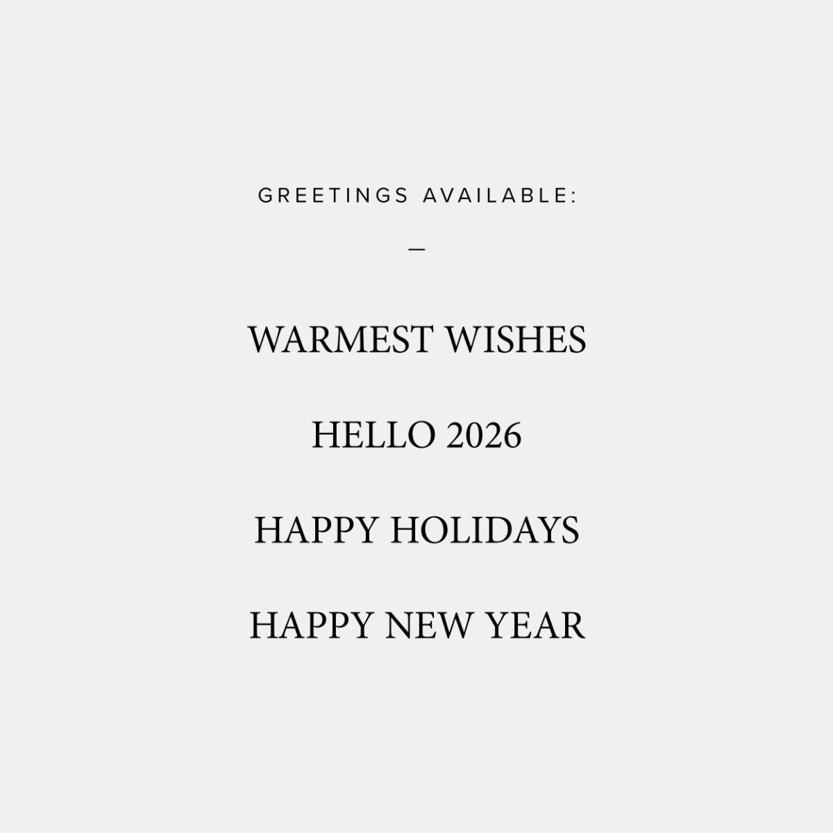 Minimal Bordered 2026 New Year Card by Artifact Uprising | Cards