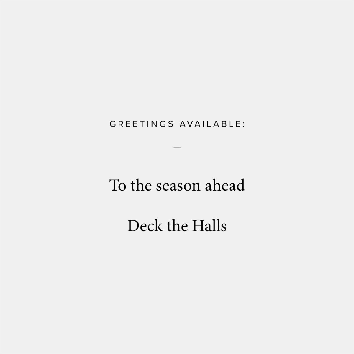 Script Film Strip Holiday Card