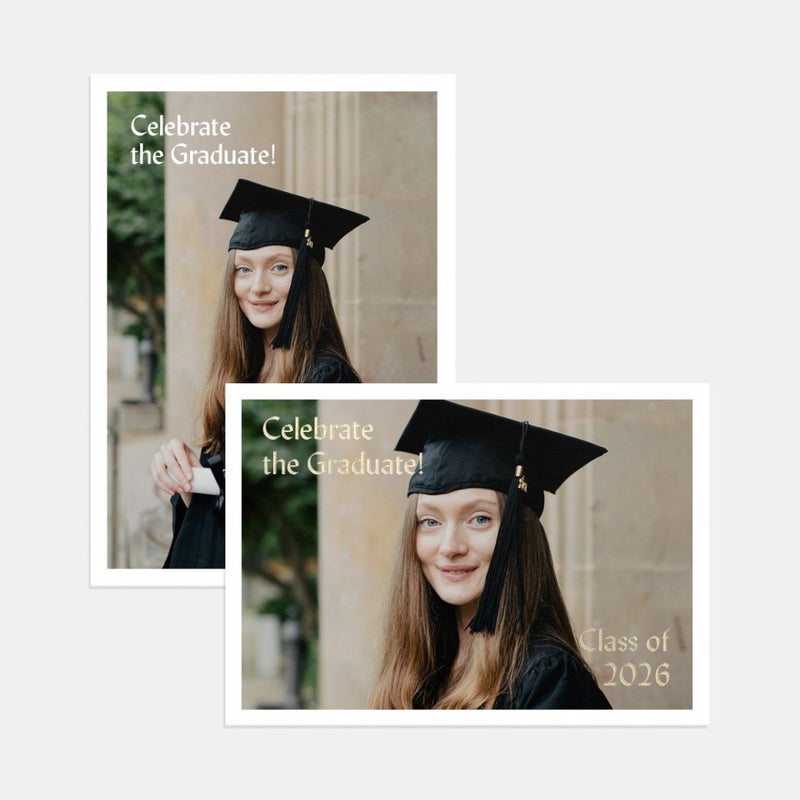 Classic Simple Graduation Announcement 