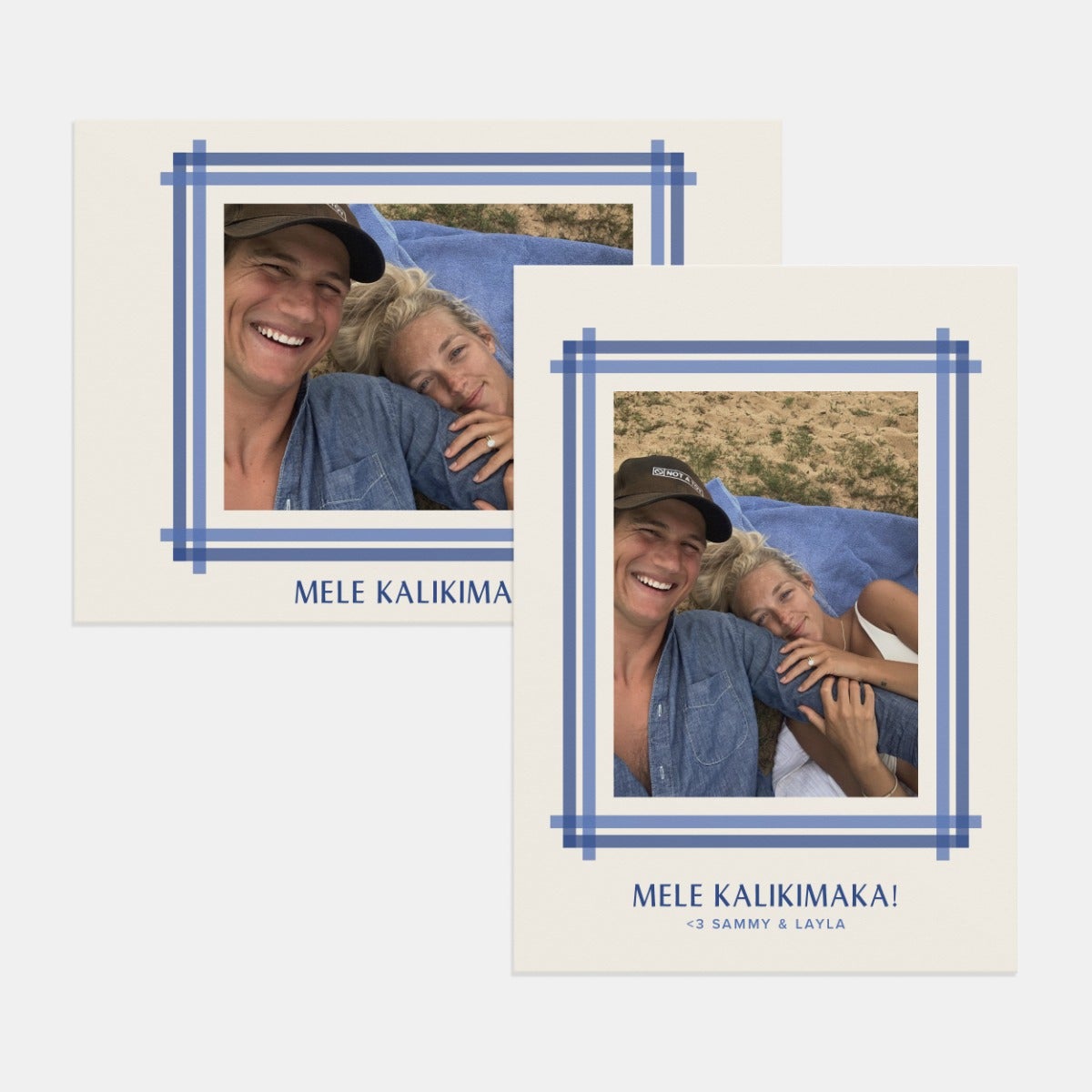 Tartan Trim Holiday Card