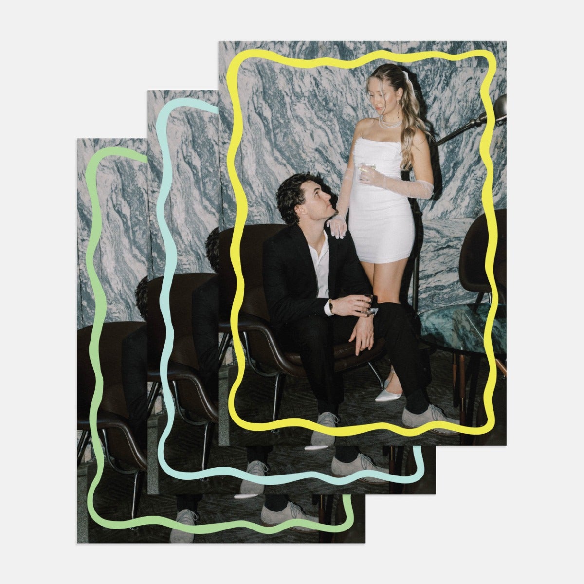 Squiggle Thank You Card