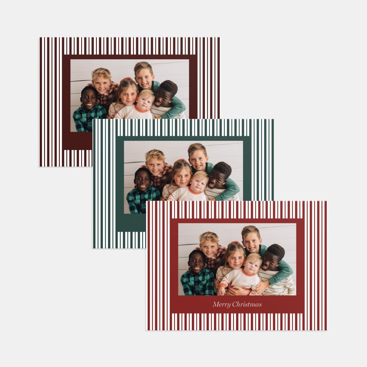 Merry and Striped Holiday Card