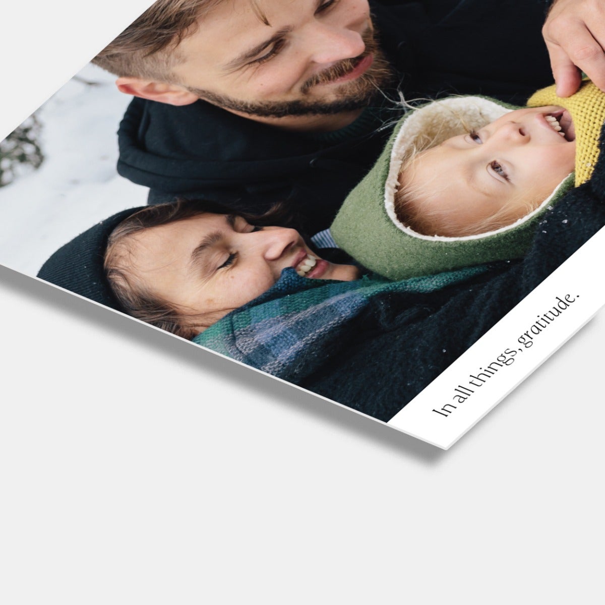 Square Gratitude Thank You Card