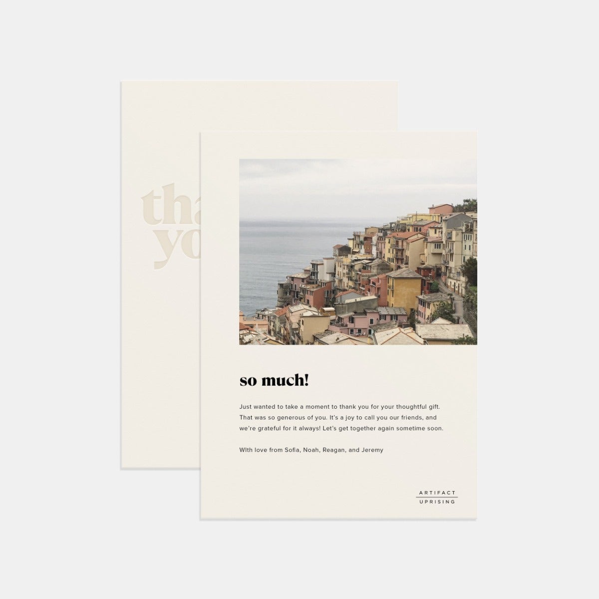 Groovy Grateful Thank You Card