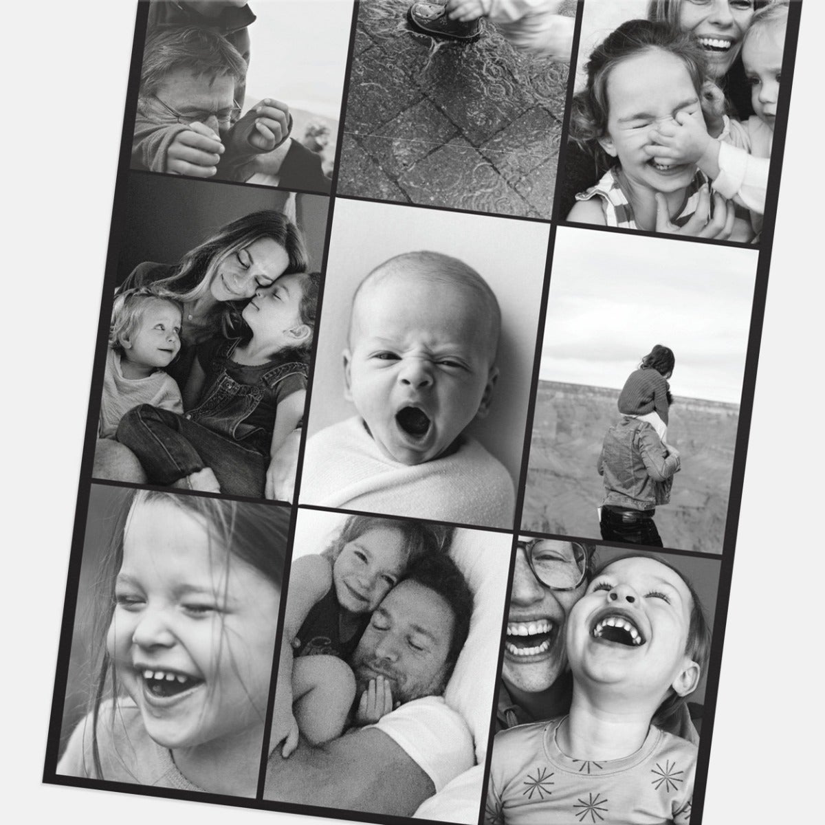 9-Image Photo Strip Holiday Card