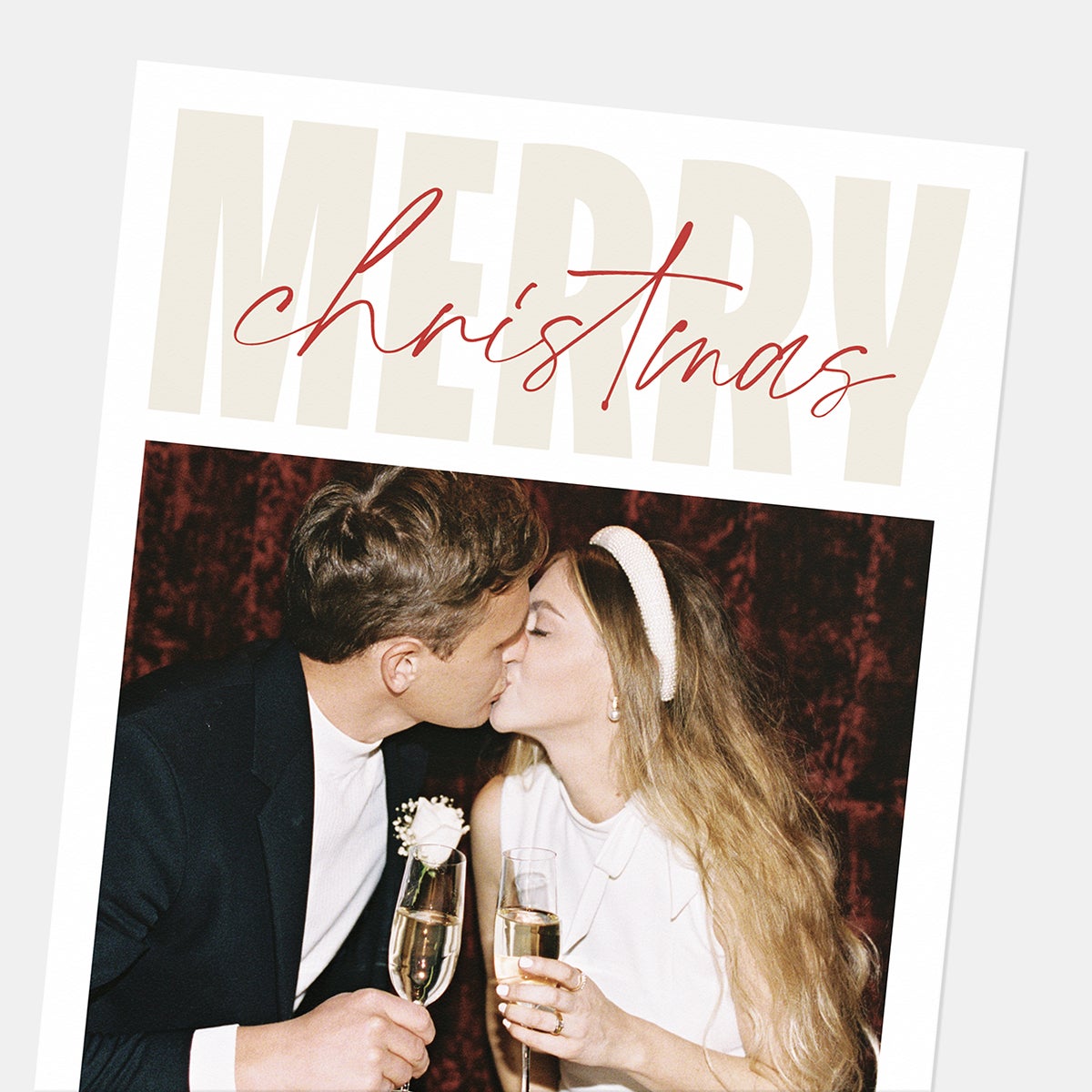 Bold Handwritten Christmas Card