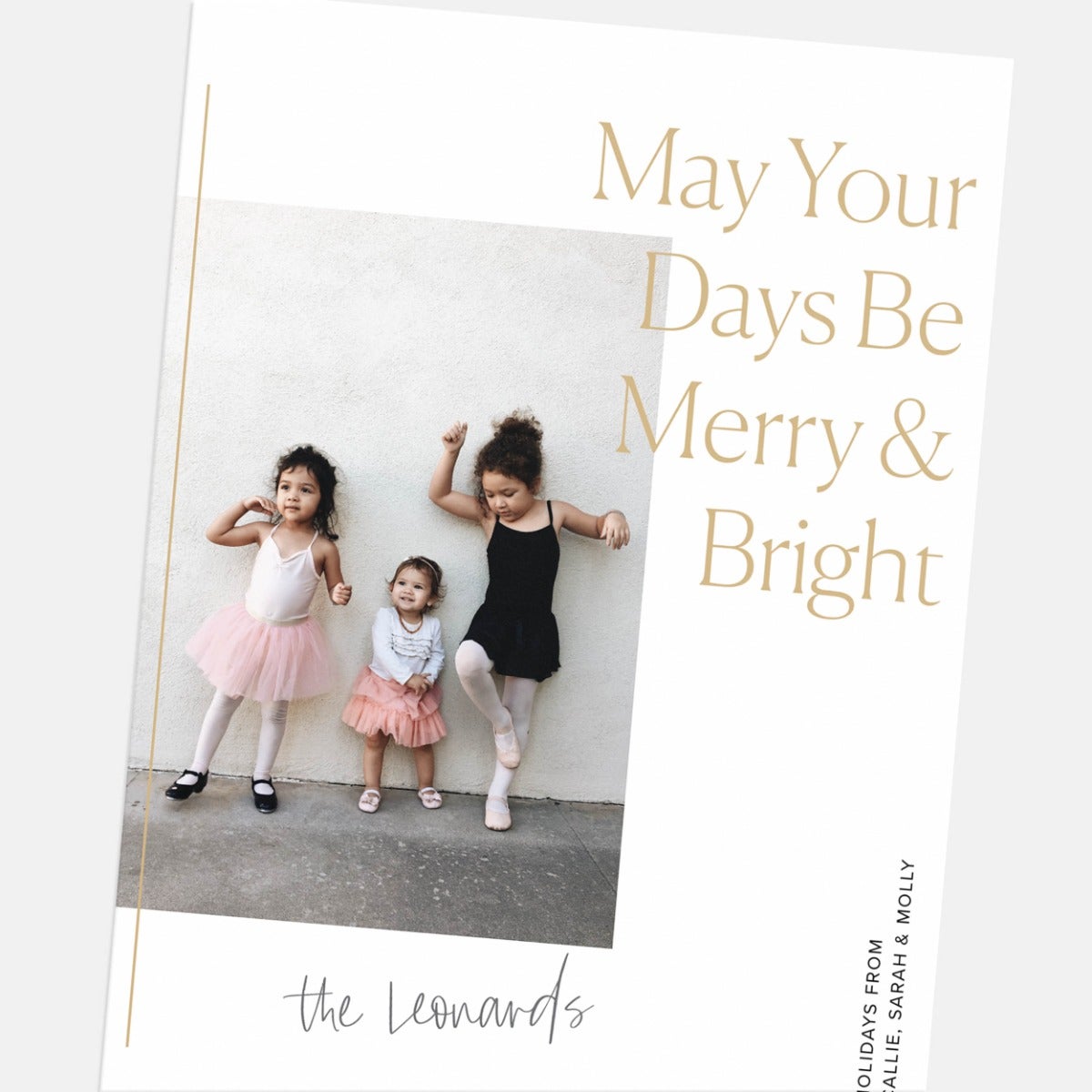 Classic Greeting Holiday Card